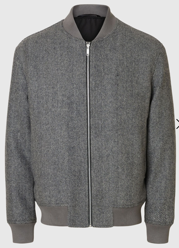 Bomber in misto lana Selected
