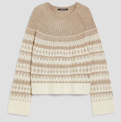 Maglia a jacquard con paillettes Pennyblack