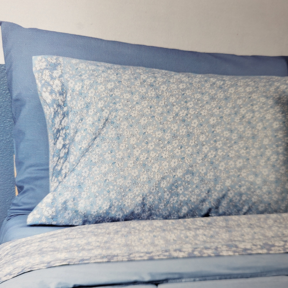 Completo lenzuola Flanella letto matrimoniale Bassetti